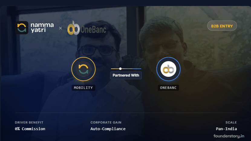 Namma Yatri Goes Corporate: Partners with OneBanc to Fix Office Commutes